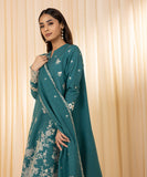 Sapphire U3PE-ST23V10-18 - 3 Piece - Embroidered Khaddar Suit Festive 2 Collection Online Shopping