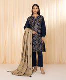 Sapphire U3PE-ST23V10-19 - 3 Piece - Embroidered Khaddar Suit Festive 2 Collection Online Shopping