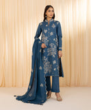 Sapphire U3PE-ST23V10-24 - 3 Piece - Embroidered Khaddar Suit Festive 2 Collection Online Shopping