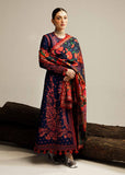 Hussain Rehar Cerulean Winter Shawl Khaddar Collection Online Shopping