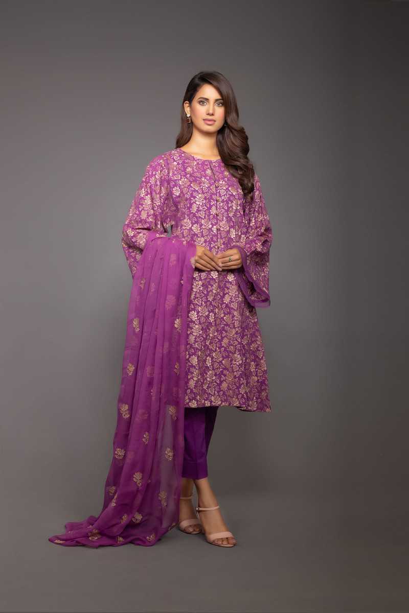 Bareeze Gul E Saba Bnl762 Purple Collection 2021