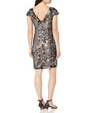 Women's Cap Sleeve Sequin Sheath Dress | Women's Evening Gowns