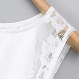 Womens Solid Formal Wedding Bridesmaid Lace Evening Party Ball Prom Long Dress | Women's Lace Dresses