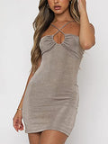 Women's Club Night Out Dresses Shimmer Bodycon Mini Dress