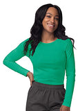 Spearmint Scrubs for Ladies - Long Sleeve Comfort Underscrub Tee - SIVVAN Womens Fall Fashion | Women's Tops and Blouses