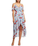 Bardot Womens Chiffon Floral Print Maxi Dress