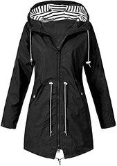 Long ladies raincoats with hood best sale