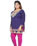 Plus Size (Upto 9XL) Women Indian Pakistani Kurti Tunic Kurta Top Shirt Dress EPlus112C | Original Brand