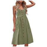 Sleeveless Dresses Women's Knee-Length Shoulderless Dress Sexy Backless Beach Dress High Waist Dress Sling Mini Dresses Women Strappy Dress Midi Summer Dresses Short Casual Dresses | Women's Work Dresses