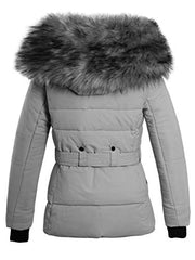 Womens Puffer Parka Faux Fur Coat | Women's Coat & Jacket