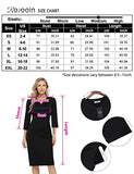 Women's Work Dress V-Neck Business Dress Slim Bodycon Pencil Dress | Women's Work Dresses