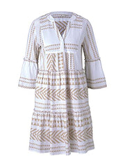TOM TAILOR Women's Jaquard Kleid | Women's Casual Dresses