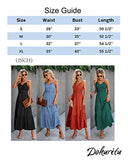 Women's Beach Crochet Lace Maxi Dress Solid Color Summer Spaghetti Strap Long Dress | Women's Casual Dresses