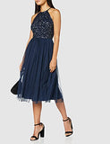 Women's Embellished Midi Dress Bridesmaid