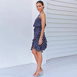 Women Dresses Promotion Sale Ladies Dot Print Long Evening Party Cocktail Dress Beach Dress Sundress UK Size 8-26 | Original Brand | Women's Cocktail Dresses