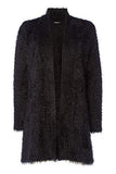 Women Fluffy Cardigan Ladies Winter Cardi Longline Edge to Edge Ombre Coatigan Casual Sparkly Glittery Jacket Knitwear Knitted Coat Autumn Fleecy Cosy Soft | Women's Cardigan