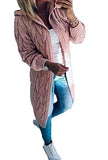 Womens Ladies Sexy Chunky Cable Knitted Oversized Hooded Long Cardigan Cape Top | Women's Cardigan