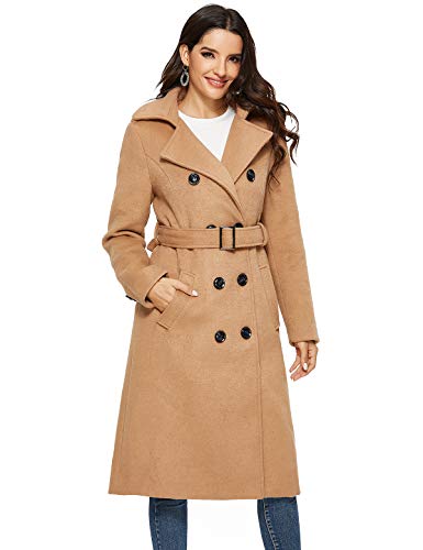 Long double breasted coat hotsell