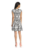 Women's Novelty Jacquard Skater Dress | Women's Work Dresses