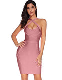 Women's Sleeveless Rayon Bandage Bodycon Strap Dress