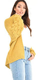 Womens Ladies Chunky Knitted Oversized Baggy Bubbles Bobble Sleeve Open Cardigan | Women's Cardigan