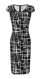 Women's Casual Business Church Work Midi Dress | Women's Work Dresses