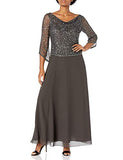 Women's Long Beaded Dress With Cowl Neck | Women's Evening Gowns