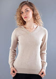 Knitwear Womens Pure Cotton V-Neck Jumper | Original Brand