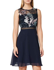 Amazon Brand - TRUTH &amp; FABLE Women's Mini Lace A-Line Dress | Women's Cocktail Dresses