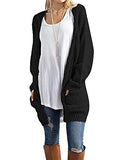 Women's Open Front Long Sleeve Boho Boyfriend Knit Chunky Cardigan Sweater | Women's Sweaters