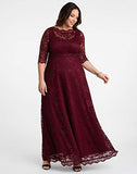 Women's Plus Size Leona Lace Gown | Women's Cocktail Dresses
