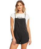 Off Black Wild Pursuit Short Overall - Billabong | Women's Romper & Jumper Suit