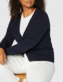 Women's Cotton V Cardigan, Blue (Navy B8895), X-Small | Women's Cardigan