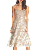 Women's Antonia Sequin Lace Fit & Flare Midi Dress | Women's Casual Dresses