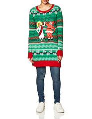 Blizzard Bay Juniors Jolly Santa Tunic Christmas Sweater