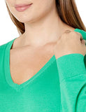 Bright Green Women's Classic-fit Lightweight Long-sleeve V-neck Sweater - Ae Store | Women's Jumpers