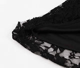 Women's Flare Sleeves Lace Witchy Gothic 40s Vintage Dress | Original Brand | Women's Cocktail Dresses