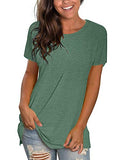 Womens T Shirts Short Sleeve Crewneck Loose Casual Summer Tees Basic Tops S-2XL | Original Brand | Women's Tops and Blouses