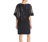 Women's Plus Size Short Laced Poncho Dress Large | Women's Cocktail Dresses