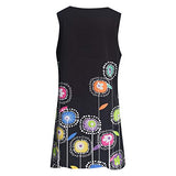 Vinatge Summer Dress for Women Sleeveless O-Neck Beach Printed Casual Dresses Daily Dress | Original Brand | Women's Work Dresses