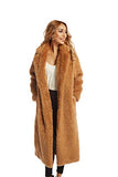 Women Faux Fur Winter Coats Comfort Warm Outerwear Open Front Long Cardigan Overcoat Jacket | Women's Coat & Jacket