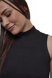 Women's Ladies A-line Turtleneck Dress