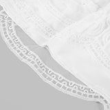 Women Plus Size V Neck Floral Lace Maxi Boho Wedding Short Sleeve Cocktail A Line Dress | Women's Casual Dresses