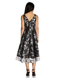 Women's Floral Jacquard Cocktail Dress