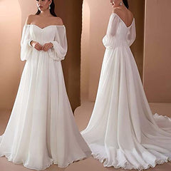 Sexy Bridesmaid Bride Dresses For Women Wedding Guest Off Shoulder Solid Color Formal White Maxi Dress