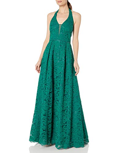 Women's Lace Halter Ball Gown