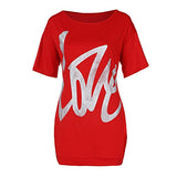 Fashion Dresses for Women New Short Sleeve Round Neck Letter Printed Sexy Ladies Casual Daily Dress | Original Brand | Women's Work Dresses