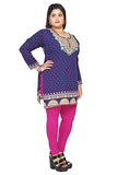 Plus Size (Upto 9XL) Women Indian Pakistani Kurti Tunic Kurta Top Shirt Dress EPlus112C | Original Brand