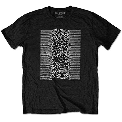 T Shirt Unknown Pleasures Album Back Print Official Mens Black