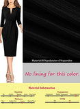 Womens Front Zipper Tie Waist Slim Work Business Office Bodycon Pencil Dress | Women's Work Dresses
